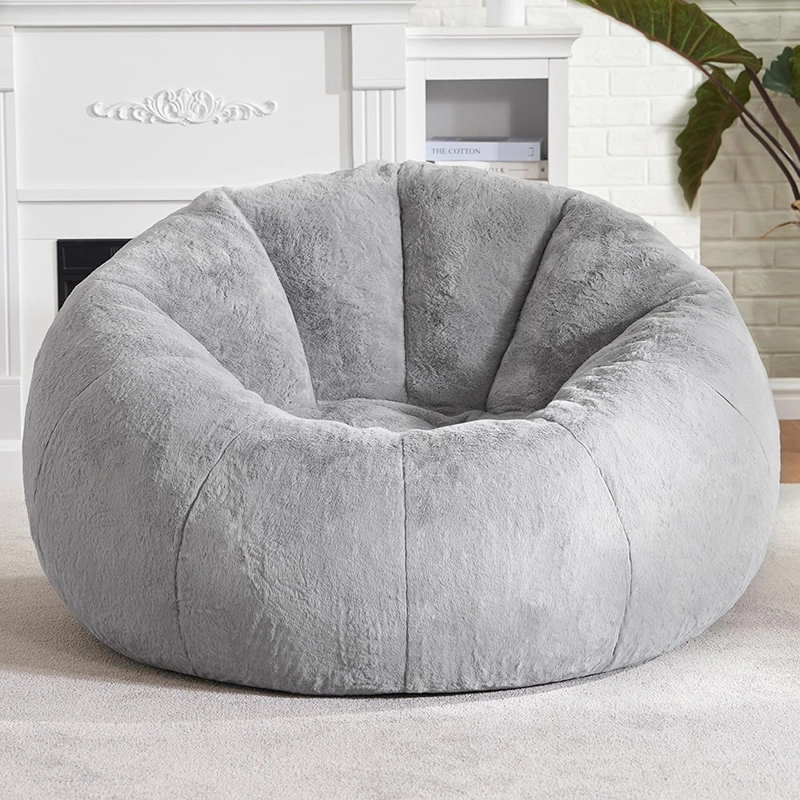 Oversize Faux Fur Beanbag Chairs
