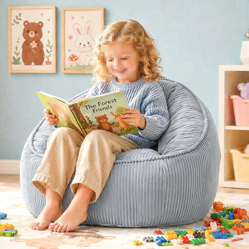 Kids Bean Bag Chair | Soft Foam Lounge Seat for Reading, Gaming & Relaxing