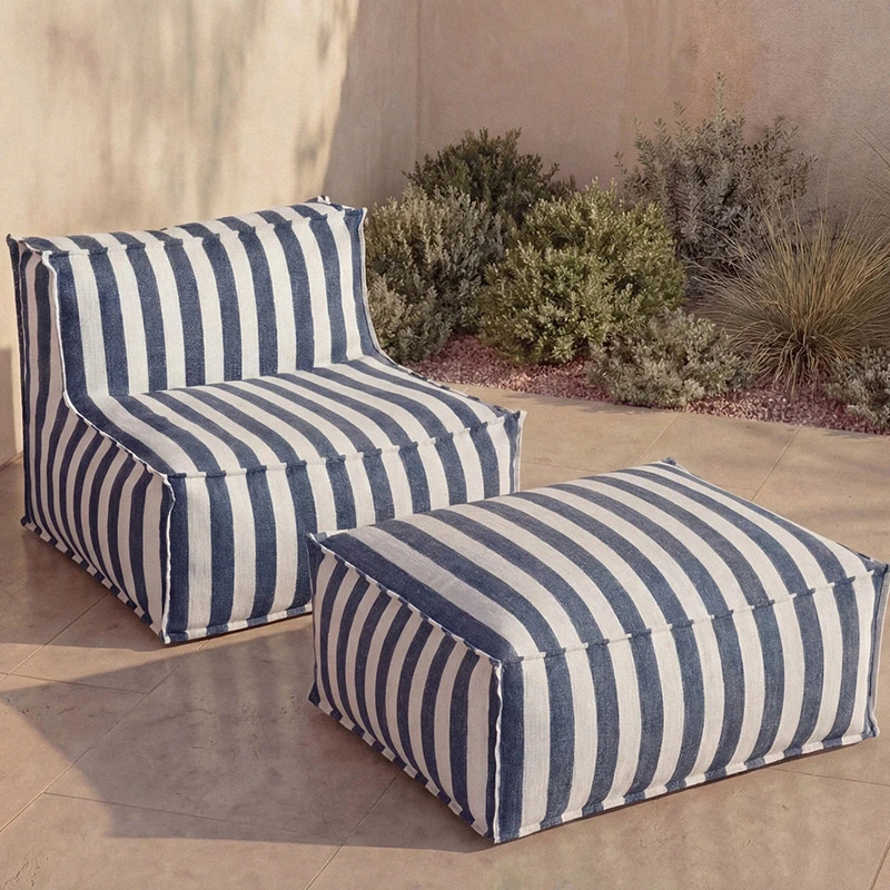 Outdoor Modular Bean Bag with High Density Foam Comfort