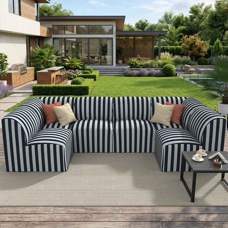 Outdoor Modular Patio Sectional Sofa | Waterproof Foam Couch