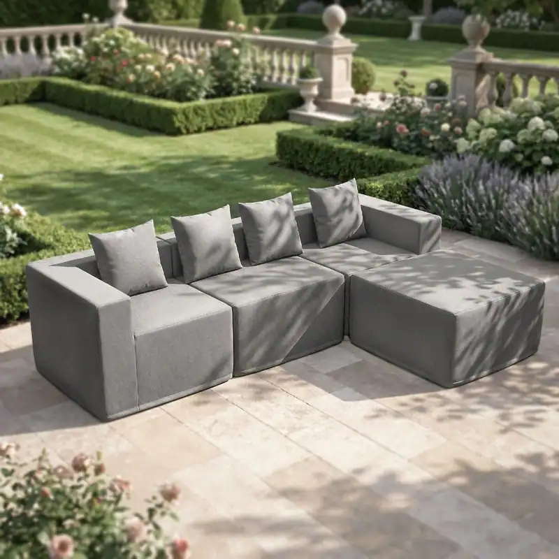 Outdoor Garden Modular Sectional Compression Sofa