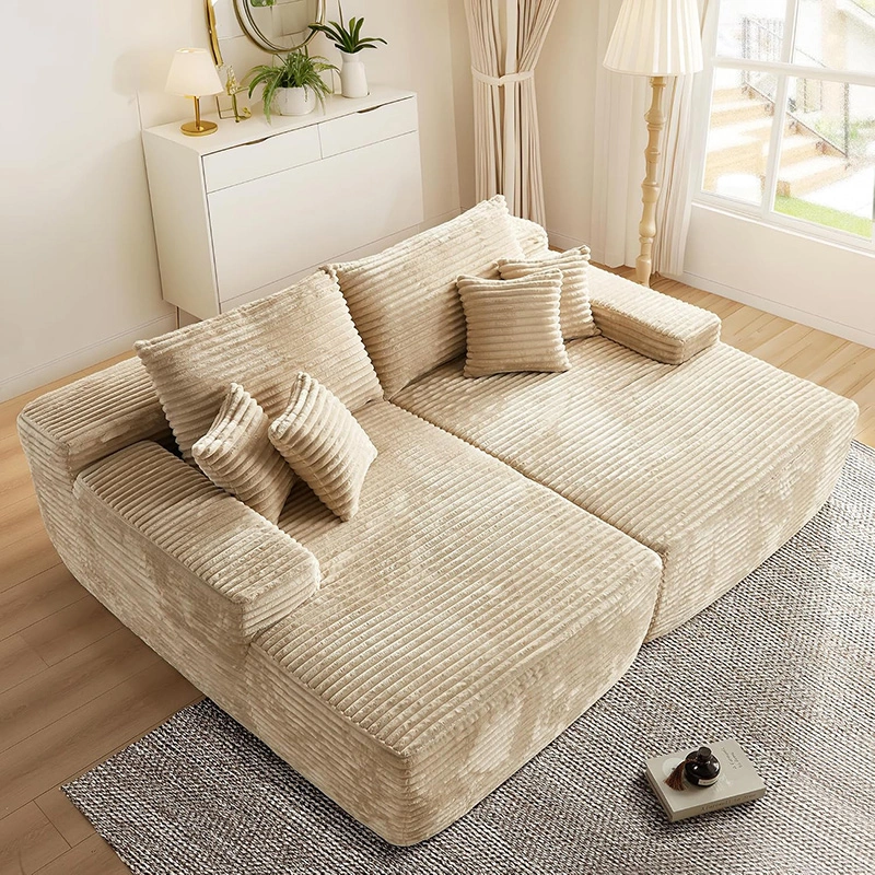 Double-size Chaise Lounge | 2-Seat Cloud Sleeper Sofa