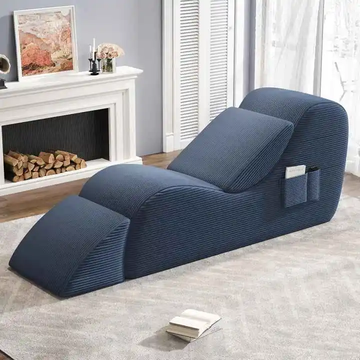 Full Foam Ergonomic Curved Yoga Chaise Lounge