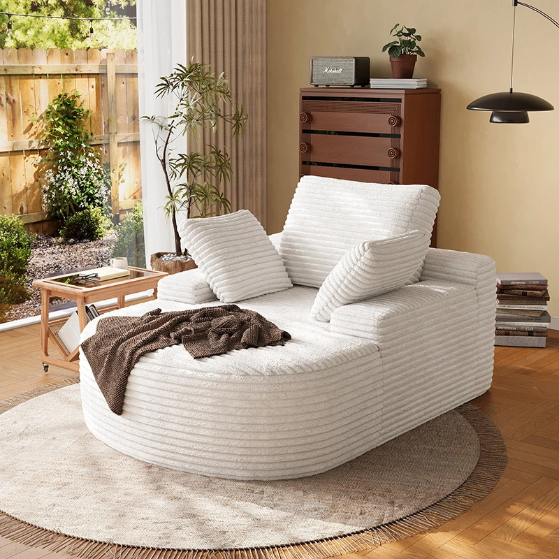 Cloud Plush Corduroy Upholstered Sofa Bed